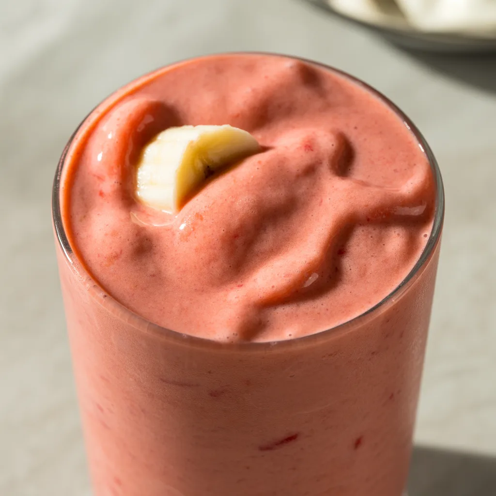Minute Creamy Strawberry Smoothie: Healthy & Easy Breakfast